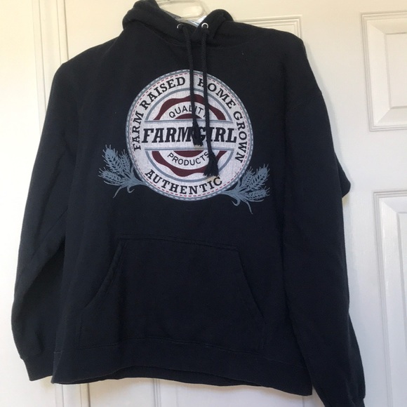Farm Girl Authentic Tops Farm Girl Hoodie Poshmark